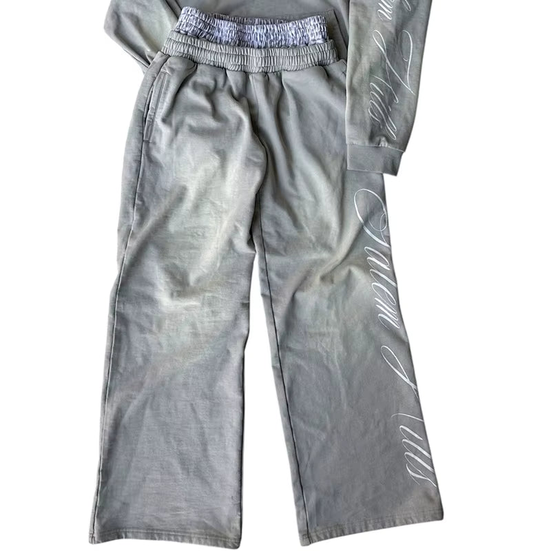 DOUBLE WAIST SWEATPANTS UNISEX