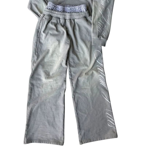 DOUBLE WAIST SWEATPANTS UNISEX