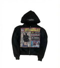 CROPPED VERSAILLES ZIP HOODIE